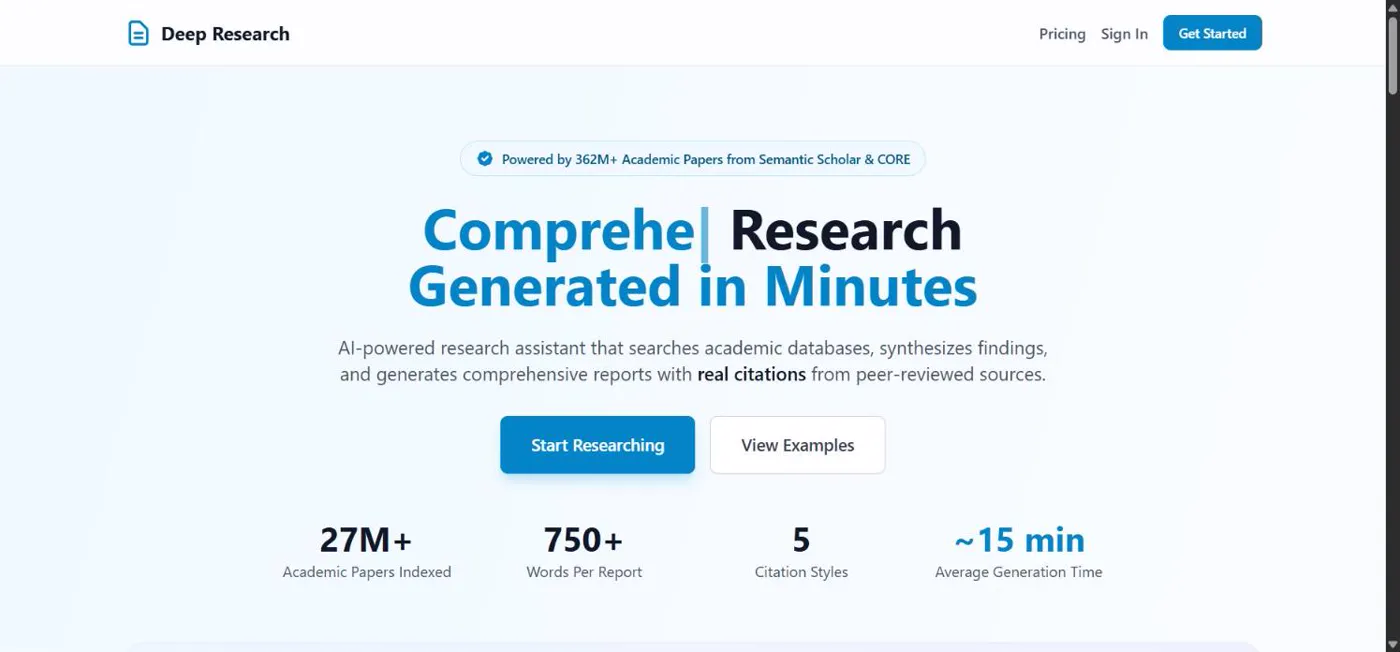 ShareDeepResearch screenshot